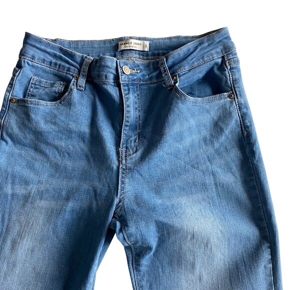 Hammer Jeans Light Wash Blue Denim Bootcut Jeans Sz 9‎ Y2K Retro Boho - Picture 4 of 11